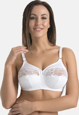 Immagine prodotto di Teyli Reggiseno non imbottito senza ferretto con pizzo floreale Andorra Femmina 401 bianco 110F
