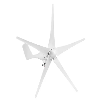 Obrázek produktu pro 12V 1200W větrný generátor s regulátorem nabíječky 5 Blade S-Type Minitype Wind Turbine Generator Kit Clear Energy Windmill for Home Motorways Boat