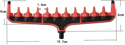 Produktbild von Angelrute Rest Kopf Outdoor Angeln Tackles Ausrš¹stung Zubeh?r fš¹r Angeln