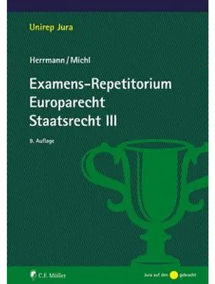 Obrázek produktu pro Examens-Repetitorium Europarecht. Staatsrecht III