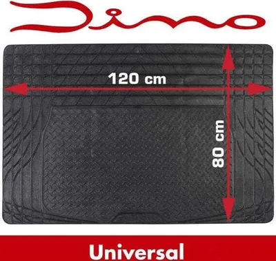 Produktbild von Universal Gummi Kofferraummatte Kofferraum Gummimatte Kofferraum Matte 120x80cm