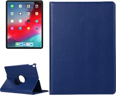 Produktbild von Schutzhülle für iPad Air 10.9 2020 2021 2022 Tablet Hülle Schutz Tasche Case Cover Blau 360 Grad drehbar Rotation Bumper
