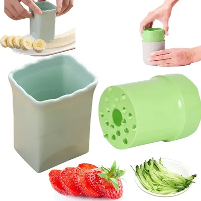 Produktbild von 2er set Reiben,Obstreibe,Obstschneider,Apfelreibe Kunststoff, Manueller Rotierender Handreibe,Erdbeerschneider