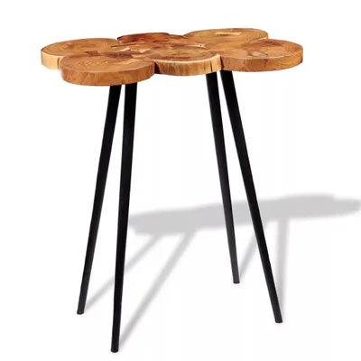 Zdjęcie produktu dla vidaXL Stolik barowy z litego drewna akacjowego 90x60x110 cm