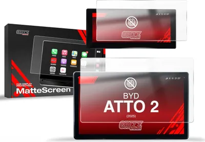 Imagen del producto de Película protectora mate 2 en 1 para BYD ATTO 2 de 10,1" (2025), marca Grizz