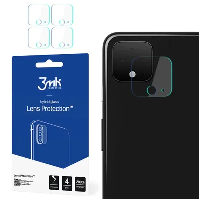 Produktbild von 3mk Hybridglas Lens Protection für Google Pixel 4 Kamera Objektiv Kameralinse 0,16mm 6H (4 Stück)