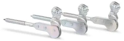 Produktbild von Alberts Fensterladen-Feststeller | Frauenkopf, zum Einschrauben | galvanisch verzinkt, dickschichtpassiviert | 129 mm | 3er Set