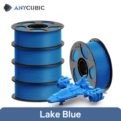 Obrázek produktu pro Filament pro 3D tiskárny – PETG 1,75 mm – cívka 5 kg – pro FDM 3D tiskárny – modrá barva