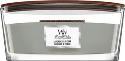 Woodwick Lavender & Cedar vonná svíčka 453,6 g
