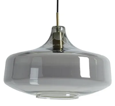Obrázek produktu pro Light & Living - závěsné svítidlo - Solna - bronz - sklo kouřové sklo - Ø 29cm - E27 - 2969112