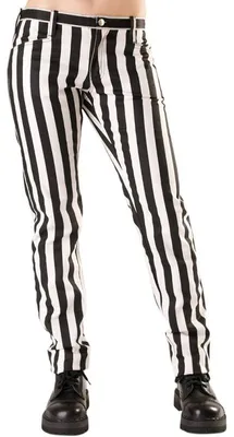Produktbild von Black Pistol Jeans Hose - Close Pants Stripe Weiß 34