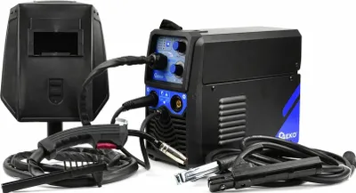 Zdjęcie produktu dla Spawarka inwertorowa 160A do spawania metodami MIG, TIG i MMA - Precyzyjne spawanie dzięki ergonomicznej konstrukcji i wszechstronnym trybom pracy do profesjonalnych zastosowań.