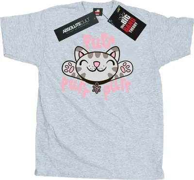 Produktbild von Big Bang Theory - "Soft Kitty Purr" T-Shirt für Herren BI12820 (M) (Grau)