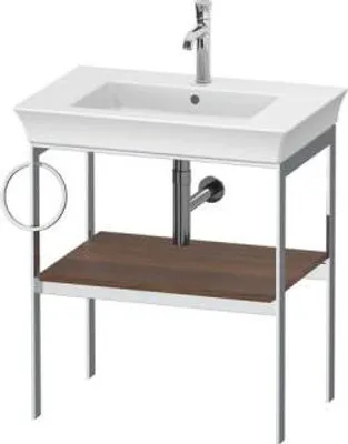 Produktbild von DURAVIT WT4543L7777 Metallkonsole bodenst. White Tulip