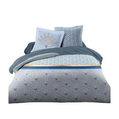 Produktbild von Bettbezugs-Set HOME LINGE PASSION Doppelbett 220 x 240 cm Blau
