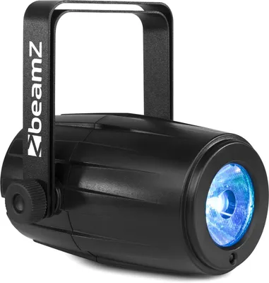 Produktbild von BeamZ 151.265, Disco-Laserprojektor & Stroboskop, Schwarz, LED, 1 Lampen, 12 W, Blau, Grün, Rot