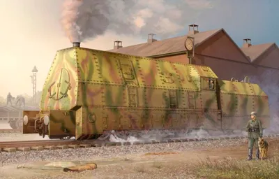 Produktbild von Trumpeter Ger. Panzerlok BR57 Armoured Locomotive 1:35, 00219