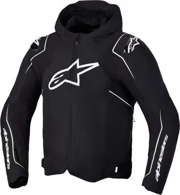 Produktbild von Alpinestars Zaca V2 wasserdichte Motorrad Textiljacke, schwarz/weiß, S