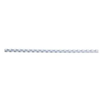 Produktbild von GBC CombBind Plastikbinderücken, weiß, 8mm (100), Weiß, 45 Blätter, Polyvinylchlorid (PVC), A4, 8 mm, 180 g