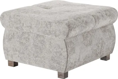 Produktbild von MIRJAN24 Polsterhocker Orkan Klein, Moderne Sitzhocker vom Hersteller, Holzkonstruktion, 60x60x39 cm (Farbe: Clara 215.19)