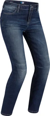 Produktbild von PMJ New Rider Damen Motorradjeans, dunkelblau, 30