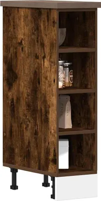 Produktbild von "im Angebot" Unterschrank Riga Räuchereiche 20x44,5x81,5 cm Holzwerkstoff - Küchenschränke CC24002