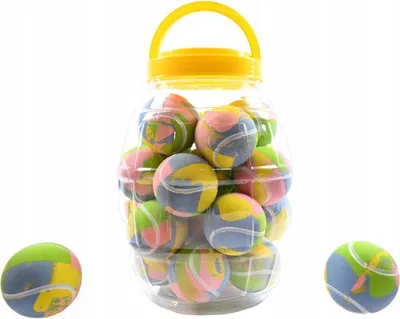 Zdjęcie produktu dla Duża Piłeczka Kauczukowa Skacząca Piłka 6Cm Różne Kolory