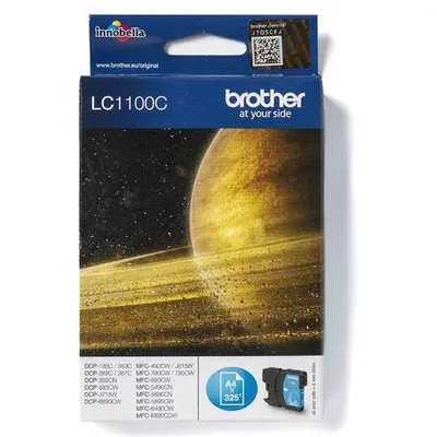 Immagine prodotto di Brother LC1100CBP - Ciano - originale - in blister - cartuccia d'inchiostro - per Brother DCP-185, 385, 585, 6690, MFC-490, 5490, 5890, 6490, 990