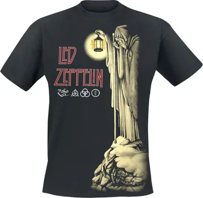 Produktbild von Collector's Mine T-Shirt Herren Hermit schwarz Band-Merch, Bands 100% Baumwolle L
