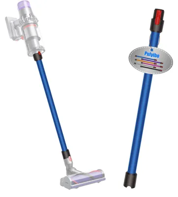 Verlängerungsrohr 73 cm, kompatibel mit Dyson V7–V15, blau
