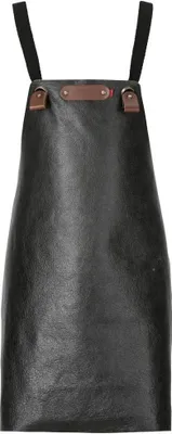 Produktbild von Kinder Latzschürze Leder schwarz : 100% Leder (NA) : schwarz