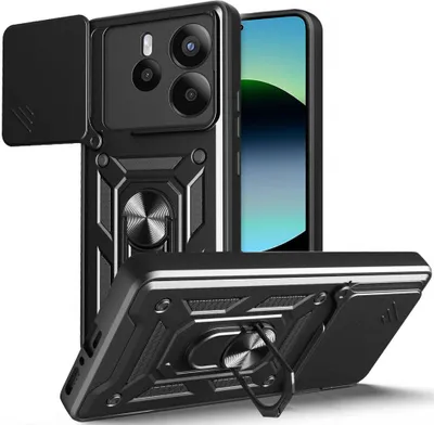 Produktbild von Tech-Protect CamShield Pro Hlle fr Xiaomi Redmi Note 14 5G - Schwarz Matt