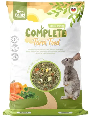 Produktbild von JR Complete Farm Food Veg & Crunch Zwergkaninchen, 5 kg