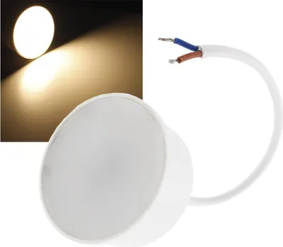 Produktbild von ChiliTec 23290 LED-Modul "Piatto W7" warmweiß 120°, 2900K, 230V, 7W, 540lm, 50x24mm