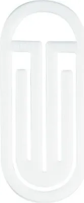Produktbild von Büroklammern King Klips mit Bogen 30/38mm VE=1000 Stück weiß