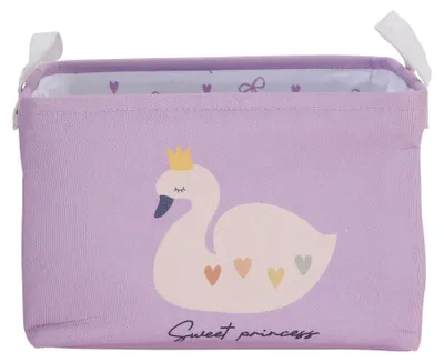 Immagine prodotto di Contenitore per bambini 30x25 cm – Cigno, viola, H&L