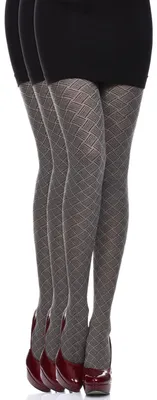 Image de Collants à motifs pour femme (Smokey-G5522 (60 deniers), taille S).