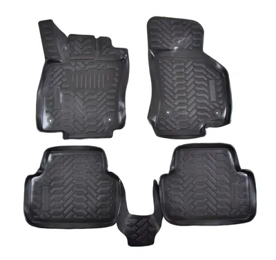 Obrázok produktu pre J&J Automotive | Gumové rohože so zvýšeným okrajom pre Skoda Octavia III 2004-2013 4ks
