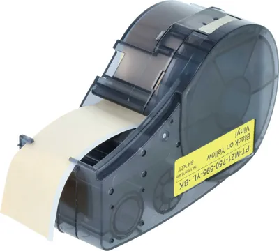 Produktbild von vhbw Schriftband-Kassette Ersatz für Brady M21-750-595-YL für Etiketten-Drucker 6,4m x 19,05mm Schwarz auf Gelb