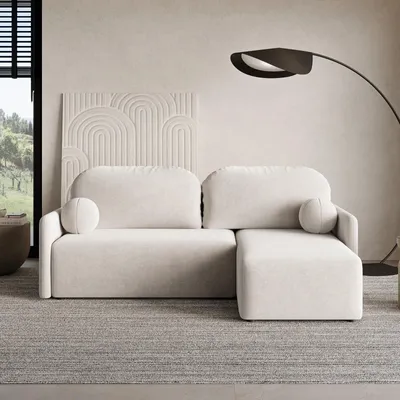 Produktbild von Dekori_Interiors - Ecksofa MALVA mit Bettkasten und Schlaffunktion – moderne Eleganz und funktionaler Komfort (WIND 05)