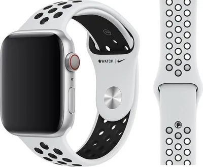 Obrázek produktu pro Originální Apple Nike Sport Armband S/M 38/40/41mm MX8D2ZM/A Pure Platinum/Black