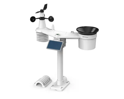 Produktbild von Bresser Ersatzsensor 7-in-1 Solar Funk Außensensor für 4CAST PRO Wetterstation Temperatur Luftfeuchtigkeit Wind Regen UV