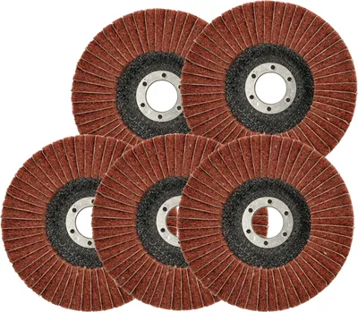 Produktbild von KOTARBAU® 5er Set Reinigungsscheibe für Winkelschleifer Lamellengewebe 125x22.2 mm