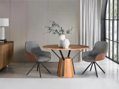 Zdjęcie produktu dla Stó? jadalny "Peony" z drewna mango, 76 cm x 116 cm x 116 cm Giner y Colomer