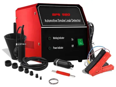 Immagine prodotto di Tester di fumo EVAP per auto - Rilevatore di perdite nei tubi del carburante - Tester del vuoto - Strumento diagnostico portatile a 12 V per l'uso quotidiano e in officina
