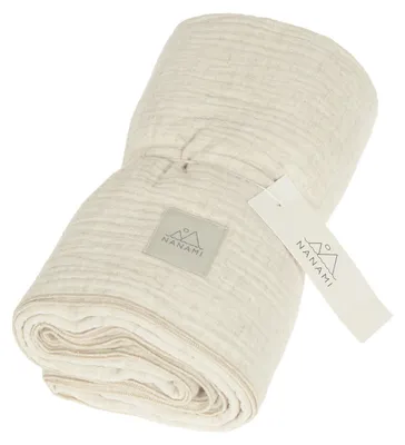 Produktbild von Nanami Pucktuch – Musselin-Baumwolle/Leinen – 100 x 135 cm