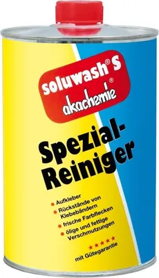 A product shot of a can of Soluwash S Spezial Reiniger.