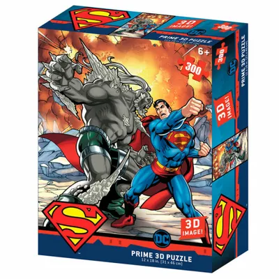 Produktbild von DC Comics Superman vs Doomsday Prime 3D Puzzle 300pcs
