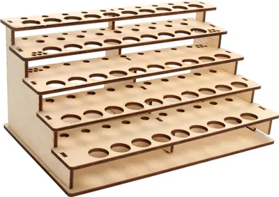 Immagine prodotto di 48 fori Legno Colori Bottiglie Portaoggetti Organizzatore Modulare