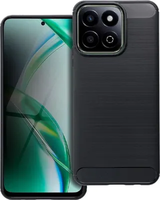 Obrázek produktu pro Carbon Case Flexibilní kryt Bumper pro mobilní telefon kompatibilní s Honor 200 smart black